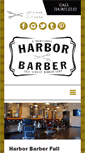 Mobile Screenshot of harborbarberhb.com